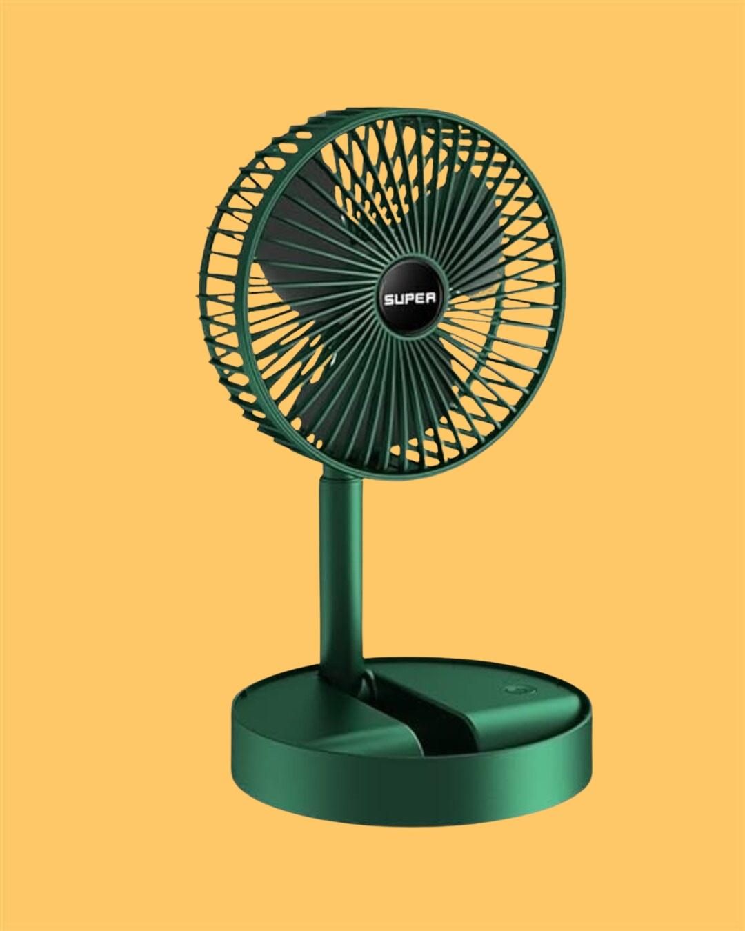 Adjustable Rechargeable Standing Fan | Telescopic Pedestal Fan
