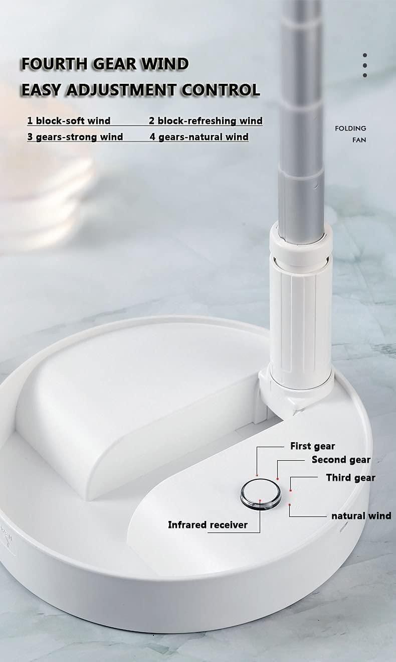 Adjustable Rechargeable Standing Fan | Telescopic Pedestal Fan
