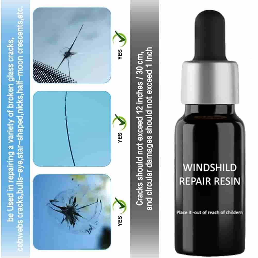 Windshield Repair Resin - Glass Repair Kit.