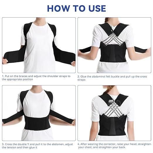 Adjustable Posture Corrector Belt – Relieve Slouching & Back Pain