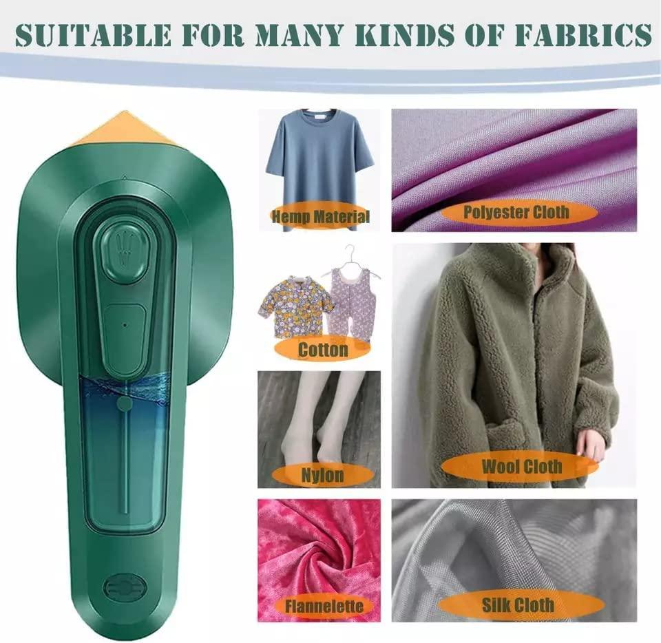 Portable Mini Travel Steamer for Clothes – Wet & Dry Ironing.