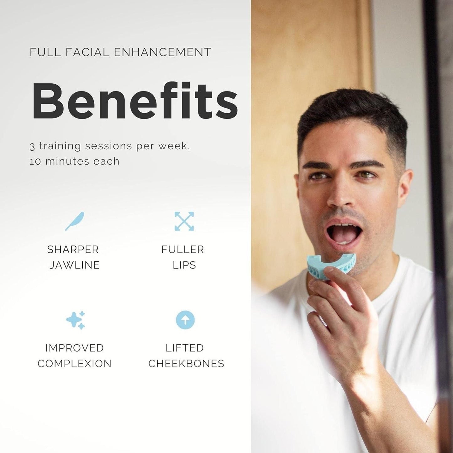 Jawline Exerciser & Double Chin Reducer – Sculpt Your Jaw.