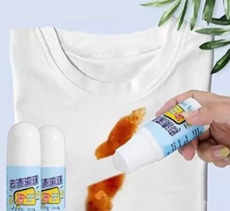 Instant Fabric Stain Remover Roll-On Bead Cleaner.